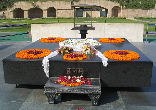 istock Mahatma Ghandi's final resting place 138294530