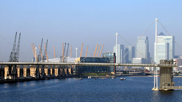 Canary Warf Londres - foto de stock