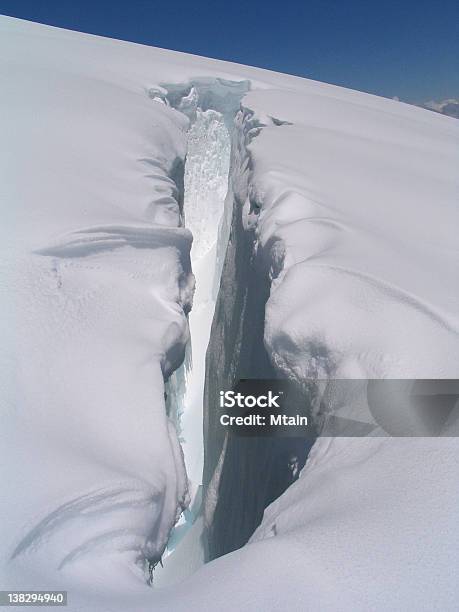 Glacial Fisura De Glaciar Foto de stock y más banco de imágenes de Agrietado - Agrietado, Agua helada, Agujero