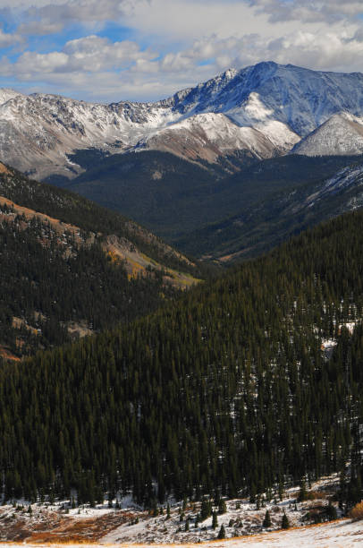 istock Snow on La Plata Peak and Independence Pass 1383019684