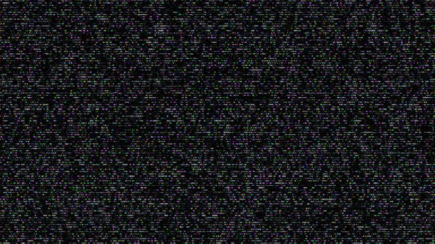 glitch noise static tv vfx pack. wizualne efekty wideo paski tła, ekran telewizora crt bez efektu usterki sygnału - vcr audio cassette video video cassette tape zdjęcia i obrazy z banku zdjęć