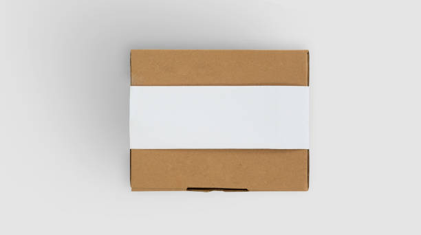 istock cardboard box for mockup design. packaging display for branding 1383030921