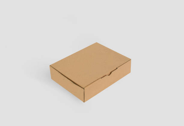 istock cardboard box for mockup design. packaging display for branding 1383030922
