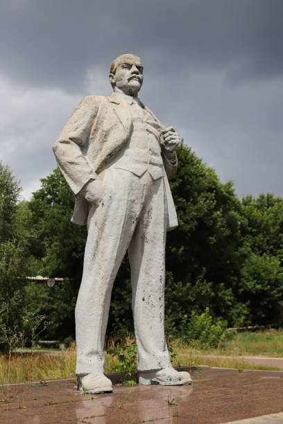 istock Lenin Statue in Chernobyl Exclusion Zone, Ukraine 1383035390