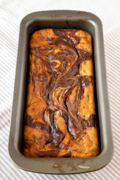 istock Homemade Chocolate Banana Bread, low angle view. 1383036093