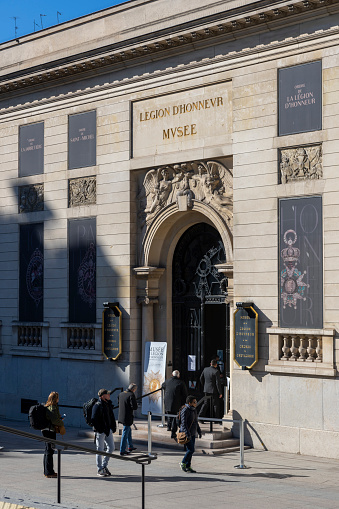 The Museum of the Legion of Honor and the Orders of Chivalry, beside Musee D'Orsay, Paris, France.