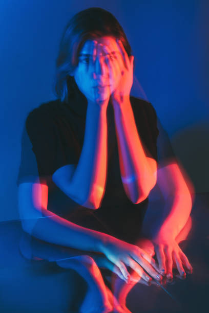 istock mental crisis double exposure depressed woman neon 1383040433
