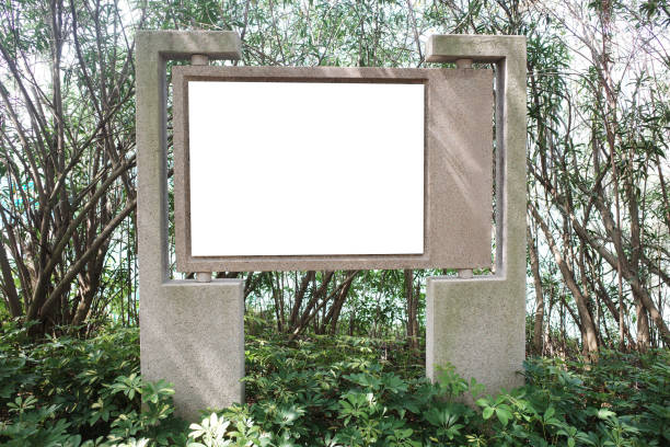 istock Wetland Park stone sign 1383043470