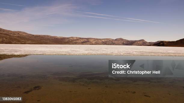Arctic Circle Trail Lake And Mountain Landscapes Between Kangerlussuaq And Siimiut In Greenland Stock Photo - Download Image Now