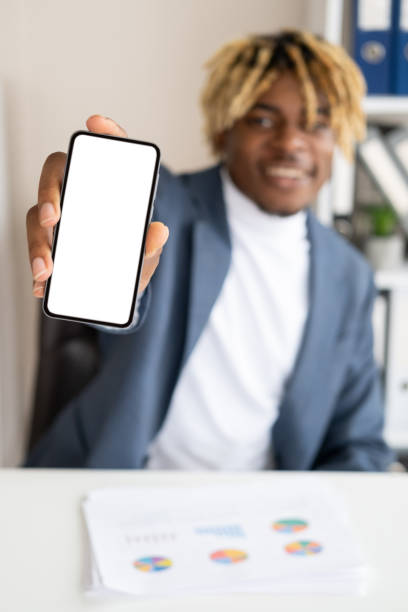 istock business communication happy black man mobile 1383045304