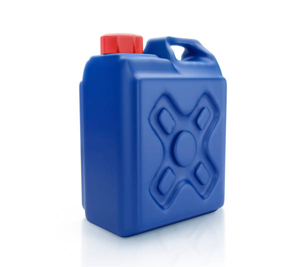 istock blank packaging blue plastic gallon isolated on white background with clipping path. 3D render 1383048927