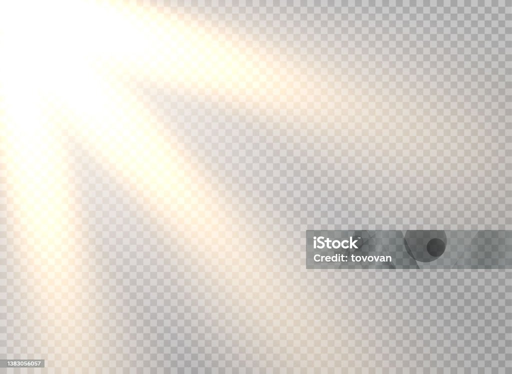 Sun Rays Diagonal Yellow Sun Rays Diaonal Direction Vector Template With Transparent ...