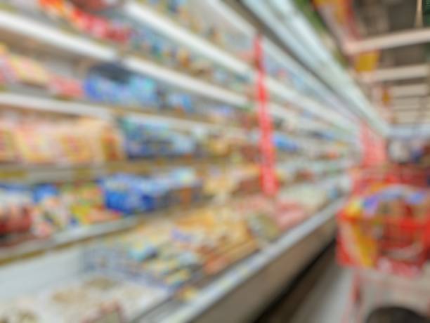istock Defocused abstract background of retail market. 1383092897