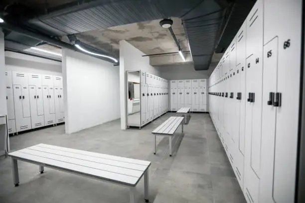 Gym Locker Room, Lockers , Dressing Room