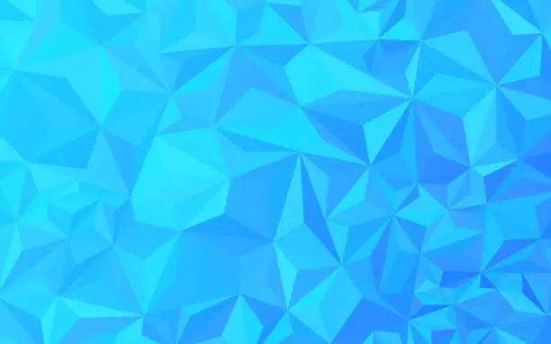 Vector illustration of Blue Glass Prism Background