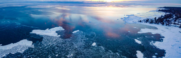 istock Georgian bay in winter close to Tiny, Ontario, Canada 1383102409