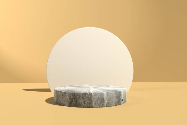istock Abstract 3D render of a podium 1383105585