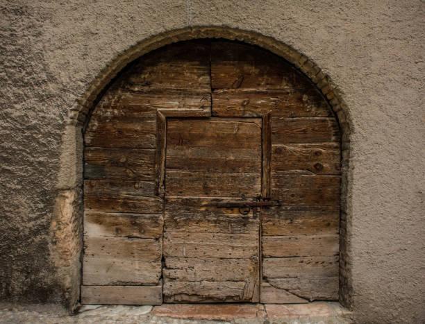 istock Old Door in Malcesine, Italy 1383106952