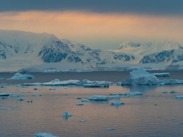 istock Crusing the Lemaire Channel among drifting icebergs, Antarctic Peninsula. Antarctica 1383117086
