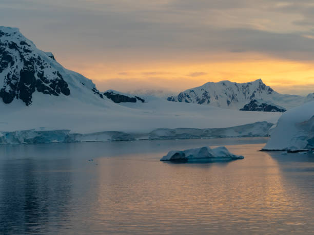 istock Crusing the Lemaire Channel among drifting icebergs, Antarctic Peninsula. Antarctica 1383117087