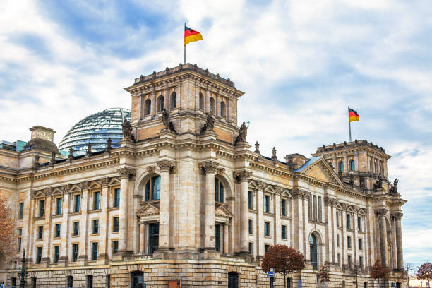 istock Parliament building in Berlin, Bendestag, Historical building. Germany 1383123779