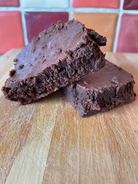 istock Fresh baked cakes Chocolate brownies 1383128850