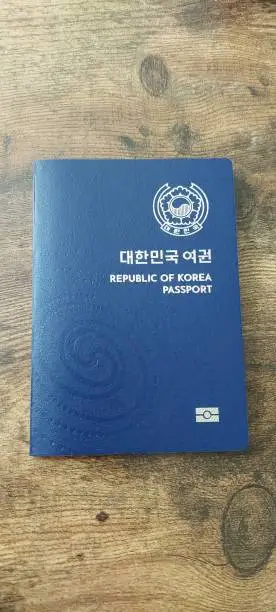 New and old version of Korea passport