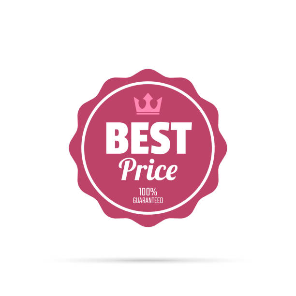 trendy pink badge - bester preis, 100% garantiert - stempel stock-grafiken, -clipart, -cartoons und -symbole