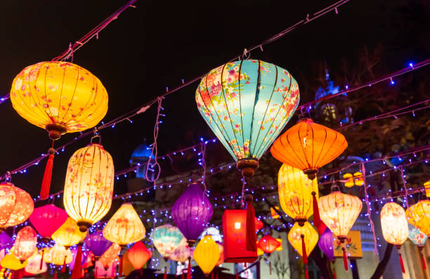 istock Tradition decoration lanterns of Chinese 1383212662