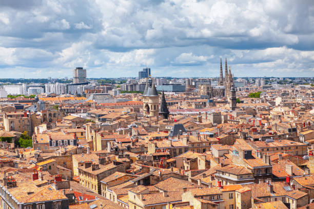 istock Bordeaux France rooftops scenery 1383220420