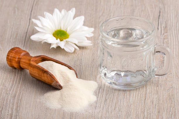 istock Hydrolyzed collagen powder to mix with water 1383226385