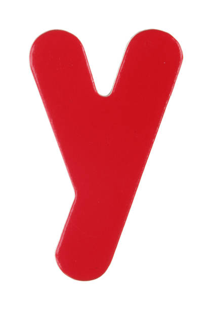 istock lower case y magnetic letter on white with clipping path 1383231804