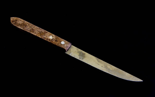 istock Old Stainless steel knife 1383231979