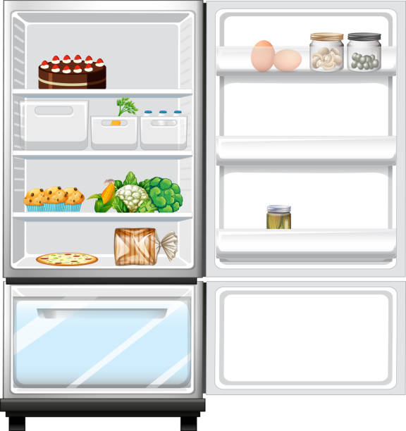 istock Refrigerator with lots of food 1383265994