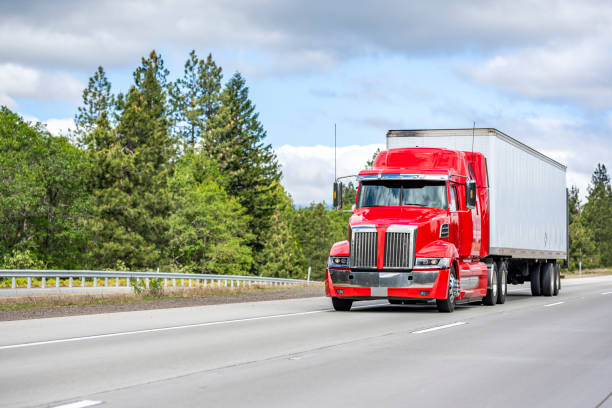 an enclosed truck