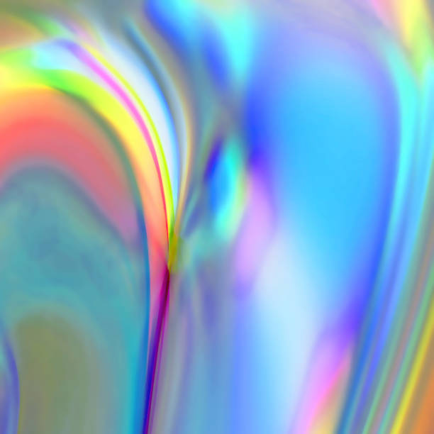 istock 3d rendering Curve Dynamic watercolor texture blend Fluid Liquid Wallpaper. Light Pastel Cold Color Colorful Swirl Gradient Mesh. Bright Pink Vivid Vibrant Smooth Surface. 1383311183