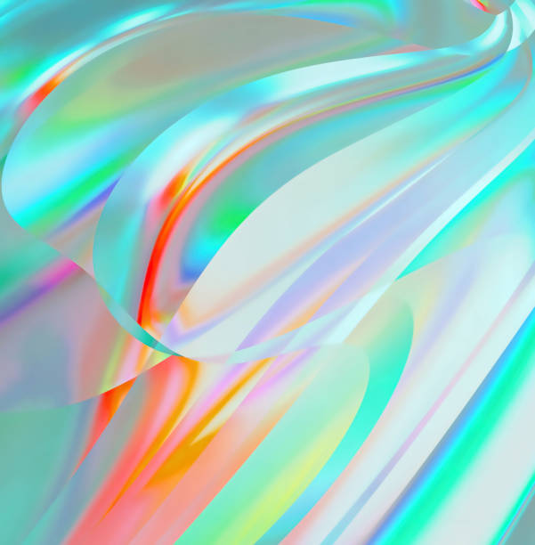 istock 3d rendering Curve Dynamic watercolor texture blend Fluid Liquid Wallpaper. Light Pastel Cold Color Colorful Swirl Gradient Mesh. Bright Pink Vivid Vibrant Smooth Surface. 1383311279