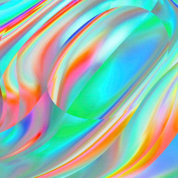 istock 3d rendering Curve Dynamic watercolor texture blend Fluid Liquid Wallpaper. Light Pastel Cold Color Colorful Swirl Gradient Mesh. Bright Pink Vivid Vibrant Smooth Surface. 1383311287