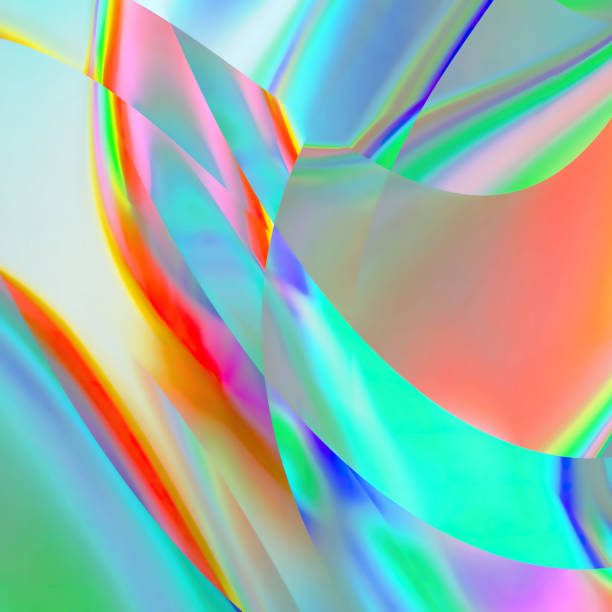 istock 3d rendering Curve Dynamic watercolor texture blend Fluid Liquid Wallpaper. Light Pastel Cold Color Colorful Swirl Gradient Mesh. Bright Pink Vivid Vibrant Smooth Surface. 1383311291