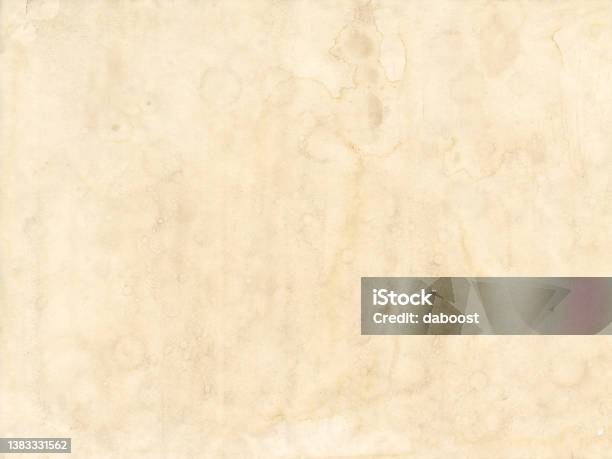 Old Grunge Paper Sheet Parchment Texture Background Stock Photo - Download Image Now