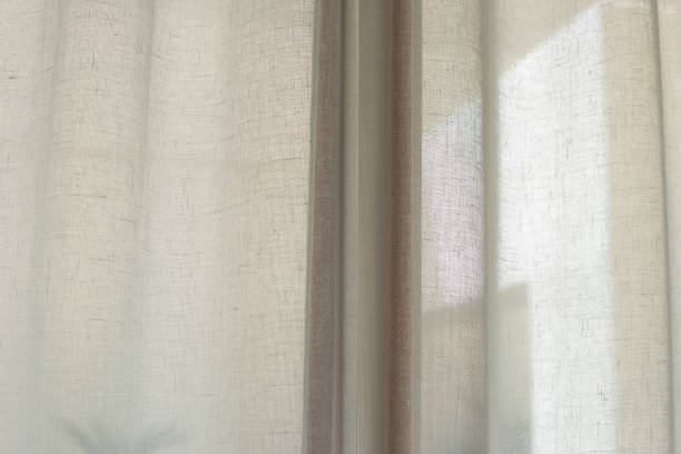 istock Curtains door or window, Room decoration interior 1383348337
