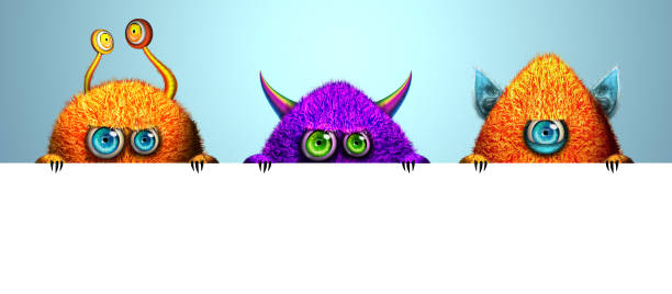 Corona Virus - COVID - 19 Cartoon. 3D Illustration