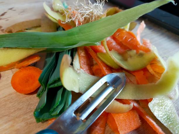 istock Vegetable peelings for a soup 1383373269
