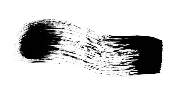 istock abstract black ink strokes on white paper 1383377345