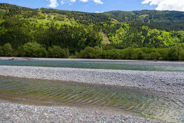 istock The Drava (Drau) River in Austria near Lienz 1383387156