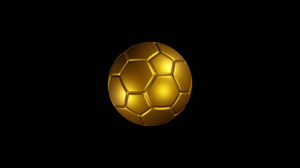 istock Golden Football ball 1383389676