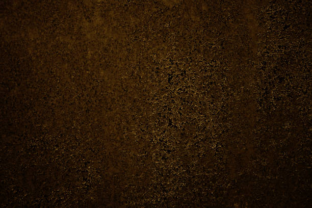 Black brown rust texture. Old painted metal surface. Close-up. Dark rusty iron background with space for design. Grungy, distressed, weathered.
