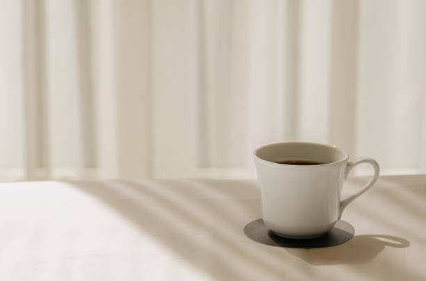 istock A cup of black coffee puts on white bed sheet 1383398765
