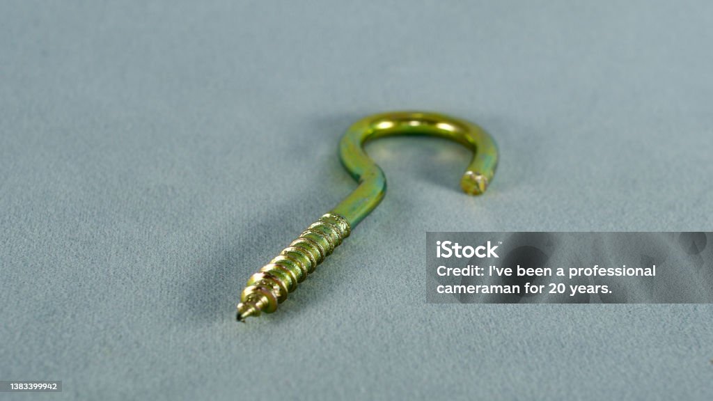 Python Screw Yellow Python Screw Screw With Hookshaped Back Stock Photo - Download ...