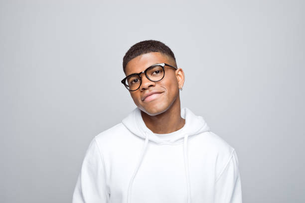 istock Headshot of handsome young man 1383408778